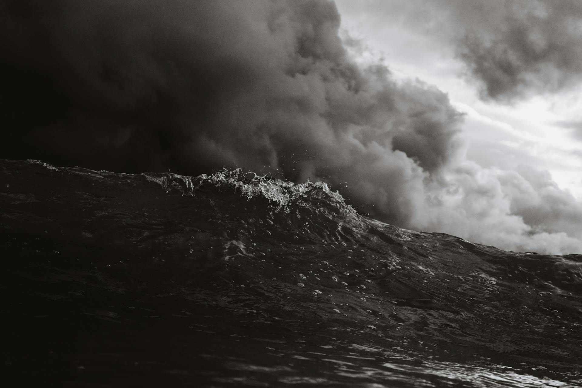 Stormy seas